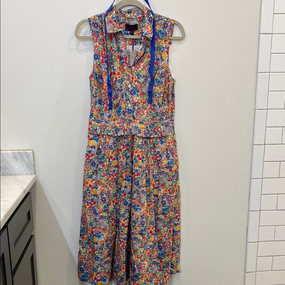 J. Crew Liberty of London Multicolor Floral Midi Dress - Picture 4 of 8